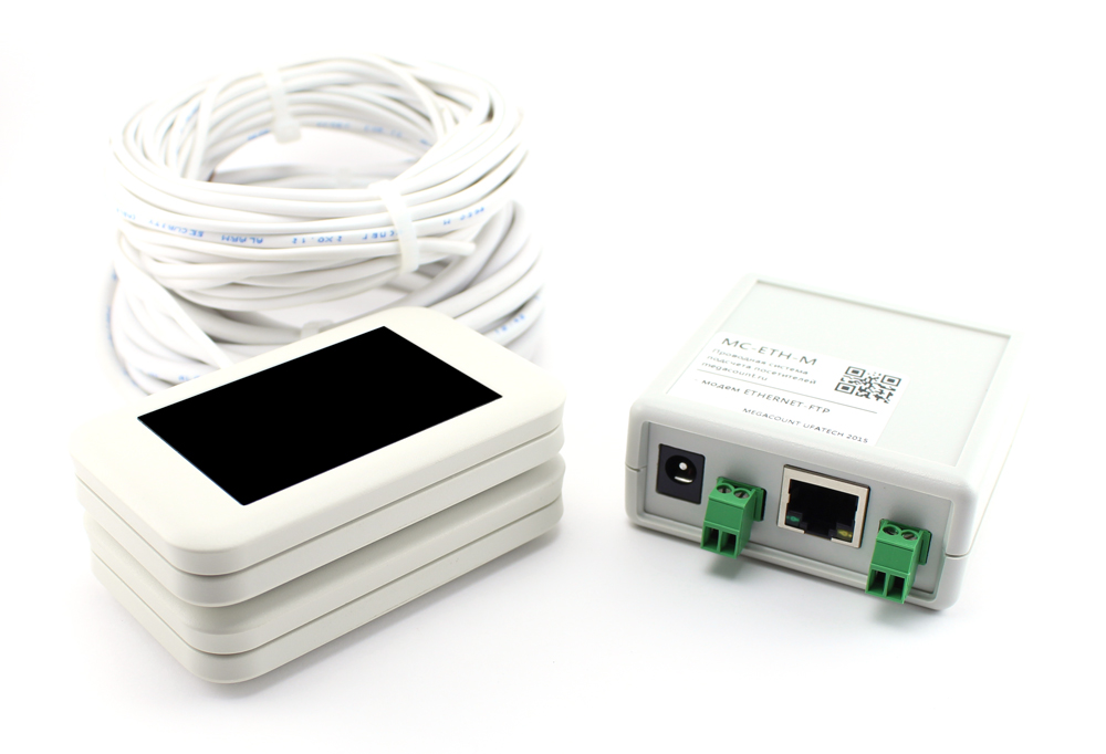 Проводной счетчик покупателей Ethernet MEGACOUNT WHITE в Братске