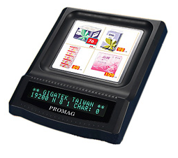 Настольный вакуум-флуоресцентный (VFD) Дисплей покупателя с монетницей DSP802U в Братске
